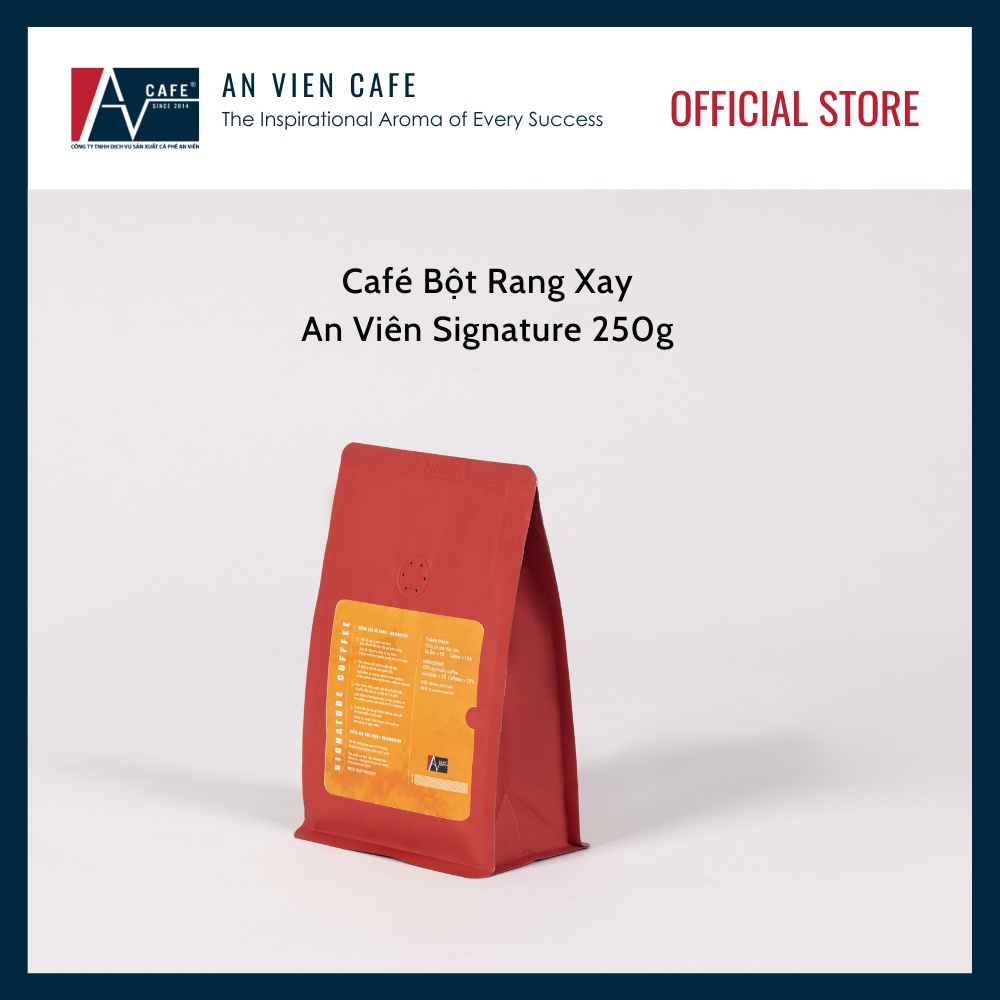 Cà phê bột rang xay Signature An Viên  - Thành phần hạt Robusta & Arabica nguyên chất rang mộc | BigBuy360 - bigbuy360.vn