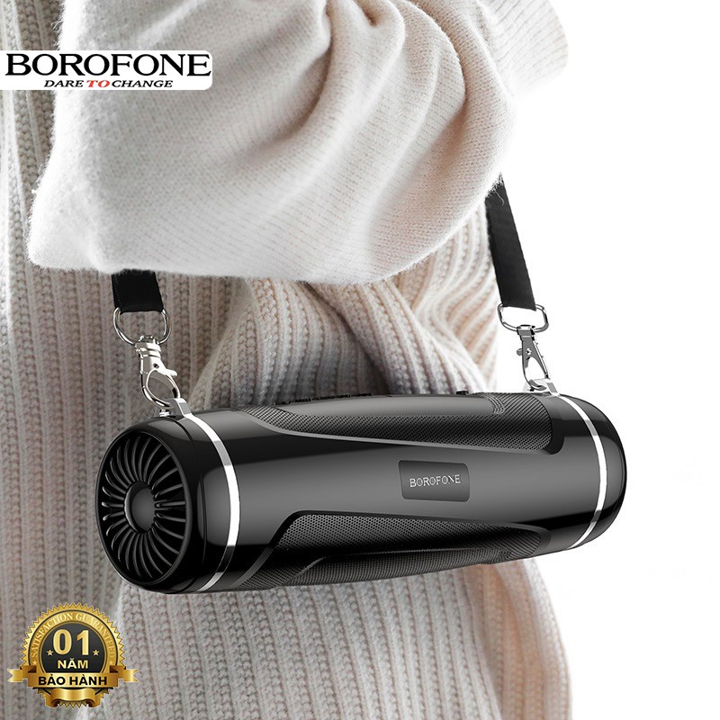 Loa Bluetooth Borofone BR7 có đèn Pin, Bass mạnh mẽ, to rõ, hỗ trợ di động không dây