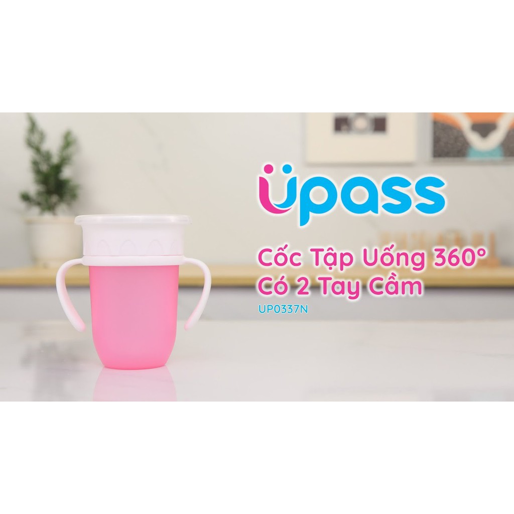 Ly/ Cốc tập uống nước 360 độ thông mình cho bé hiệu UPASS made in Thailand