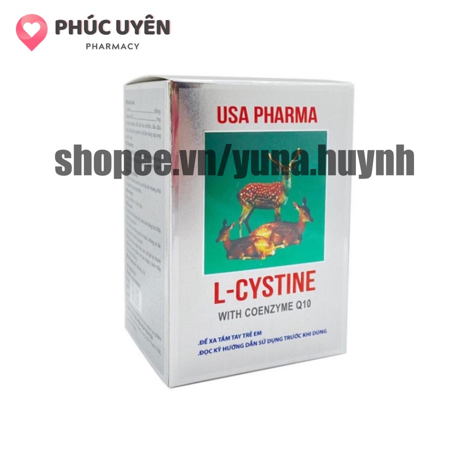L-CYSTIN  rụng tóc, bổ sung dưỡng chất giúp da giảm nám, tàn nhang - Hộp 60 viên