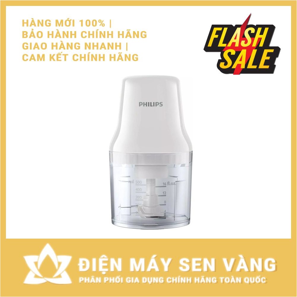 Máy xay thịt Philips HR1393 1 CỐI NHỰA 0.7L 450W - 1 TỐC ĐỘ - TỰ ĐỘNG NGẮT (Màu trắng)