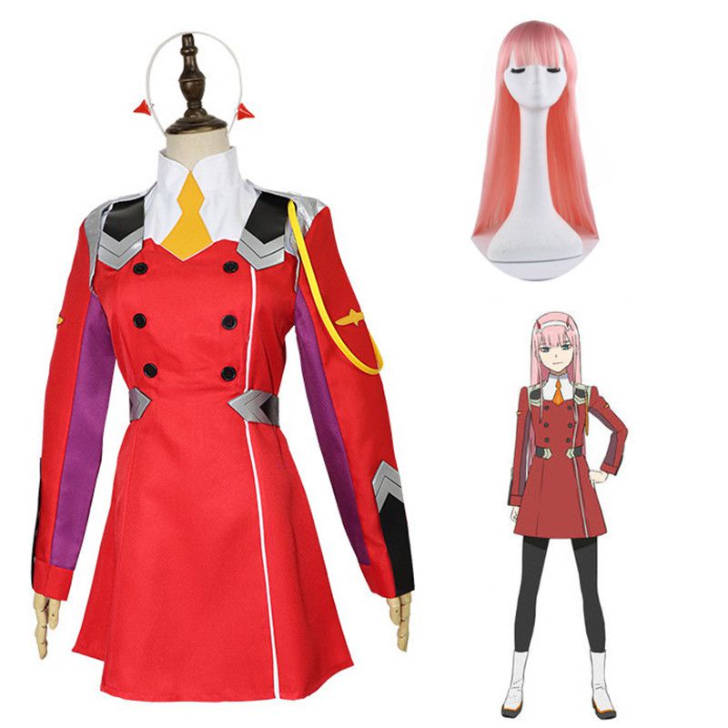 Quyến Rũ Trong Darling The Franxx Zero Two Cosplay Suit Cho Halloween Attire Unisex