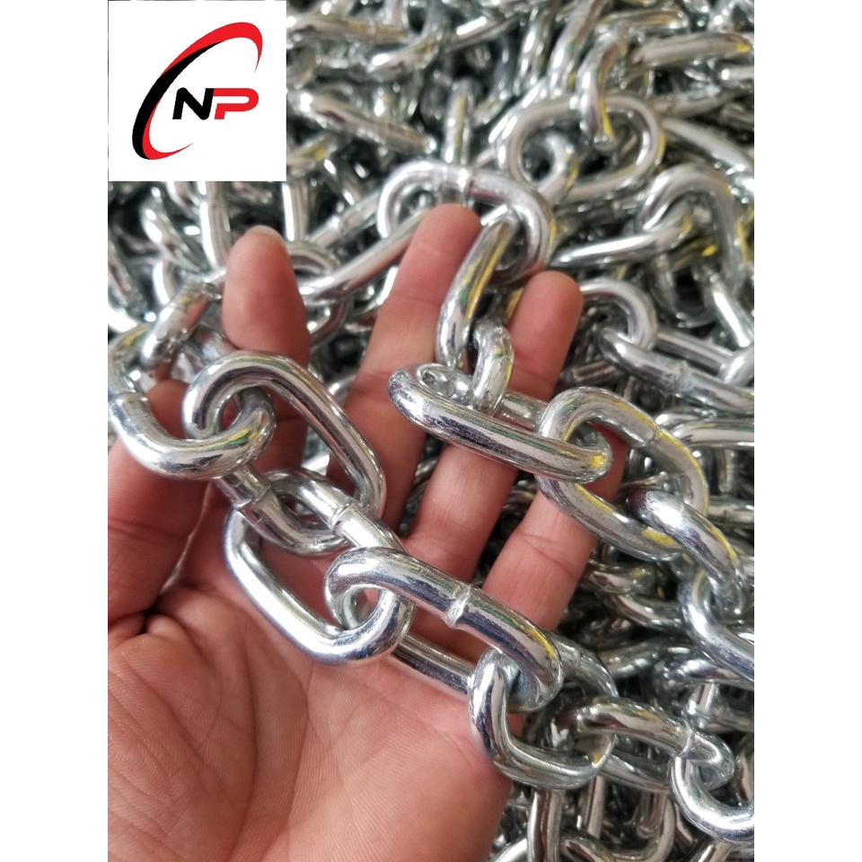 Dây Xích Sắt Mạ Kẽm 10 mm chịu lực tốt.Sử dụng cho gia đình,công trình và xí nghiệp.Kimkhinhatphat