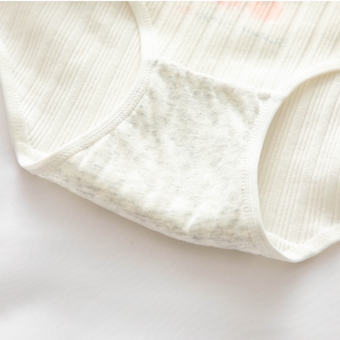 Quần lót nữ cao cấp, Quần lót cotton dễ thương cạp vừa SAVILL L1798