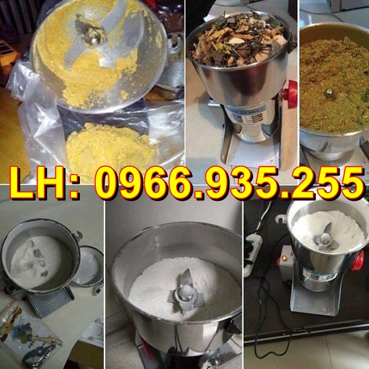 Cối xay bột khô, nghiền bột ngũ cốc siêu khỏe siêu mịn 800g, Nghiền thuốc bắc, dược liệu, tam thất