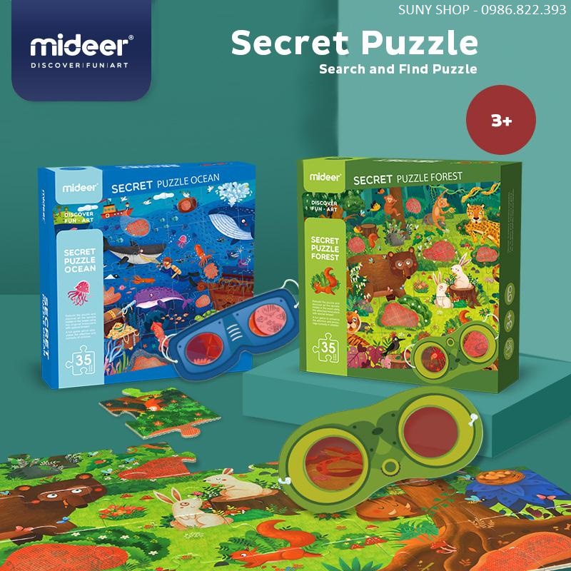 BỘ XẾP HÌNH SECRET PUZZLE-MIDEER-CHÍNH HÃNG