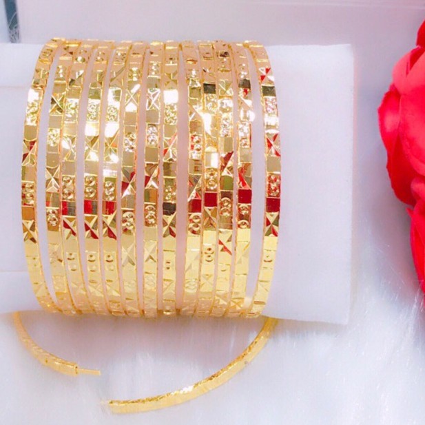 Vòng xi men 💎𝑭𝑹𝑬𝑬𝑺𝑯𝑰𝑷 💎 Lắc tay nữ vàng cao cấp giá tại xưởng