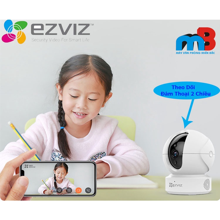 Camera wifi. Camera ezviz không dây kết nối điện thoại thông minh Full HD 1080P Tặng Kèm thẻ nhớ 32G