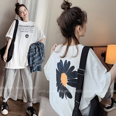 ❣️ ❣️Đầm thun Cotton dáng rộng cỡ lớn kiểu Hàn Quốc xinh xắn cho mẹ bầu