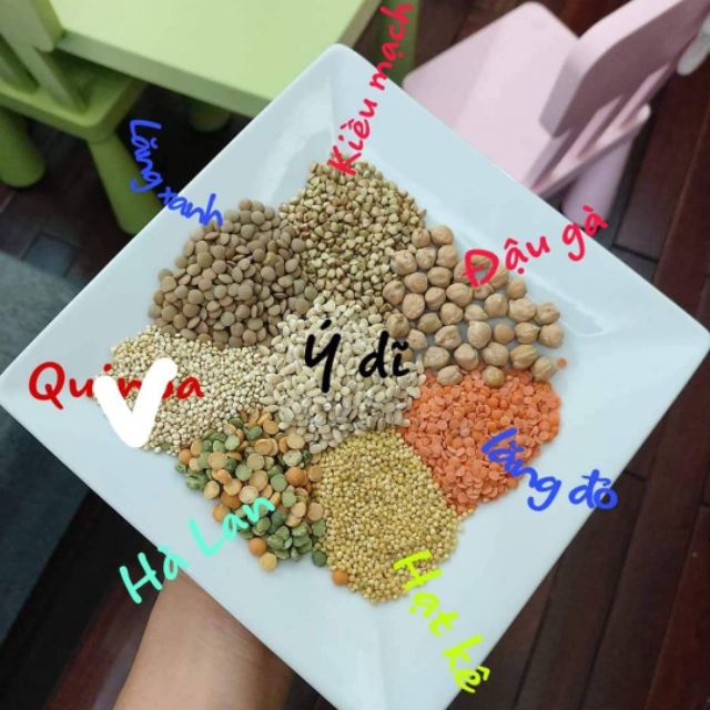 Combo các loại hạt và gia vị