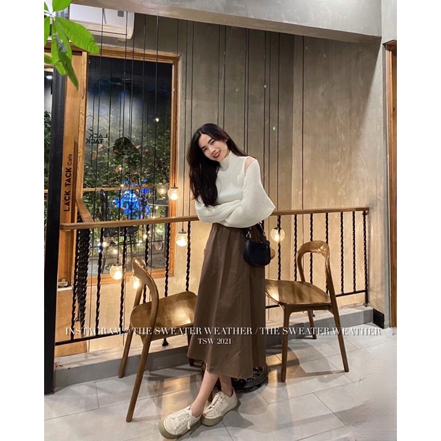 (Ảnh thật) Chân váy thô xoè dáng dài tag 806 the.sweaterweather TSW | BigBuy360 - bigbuy360.vn