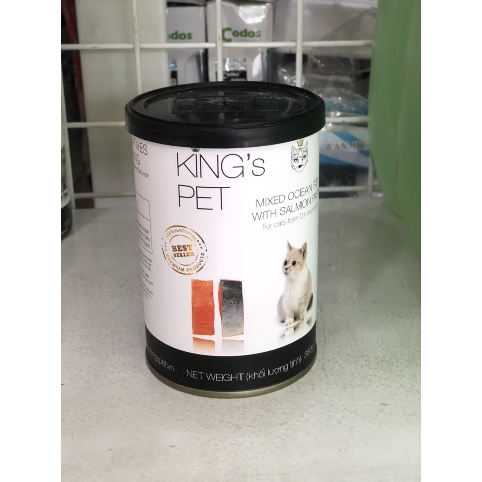 PATE KING PET CHO CHÓ MÈO NHIỀU VỊ - 380G