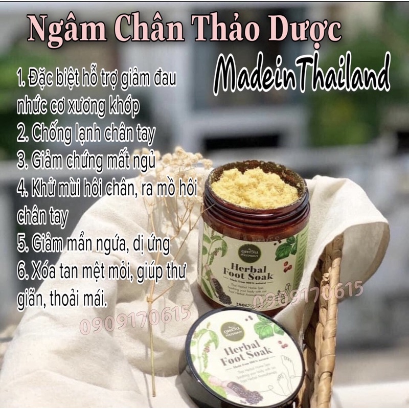 NGÂM CHÂN THẢO DƯỢC THÁI LAN