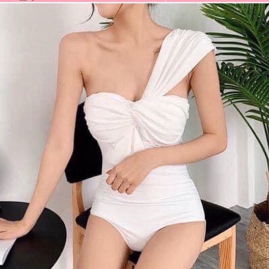 [Thanh lý xã hàng] BIKINI một mảnh bodysuit dây chéo vai nâng ngực freesize đi biển-JAMI-MOM26