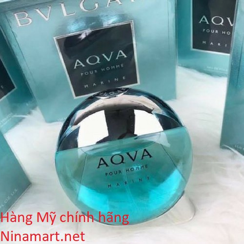 (Hàng Mỹ chính hãng) Nước hoa nam Bvlgari Aqva Marine EDT 150ML