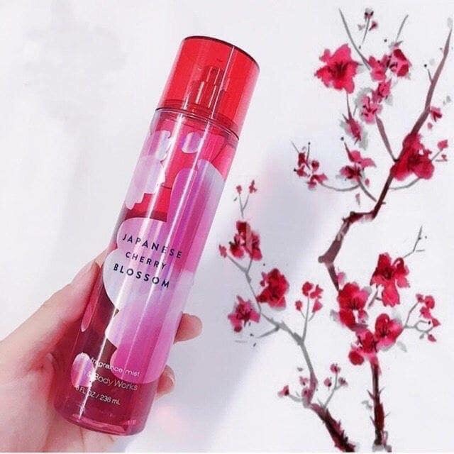 Xịt thơm toàn thân Bath and Body Work mùi Cherry Blossom