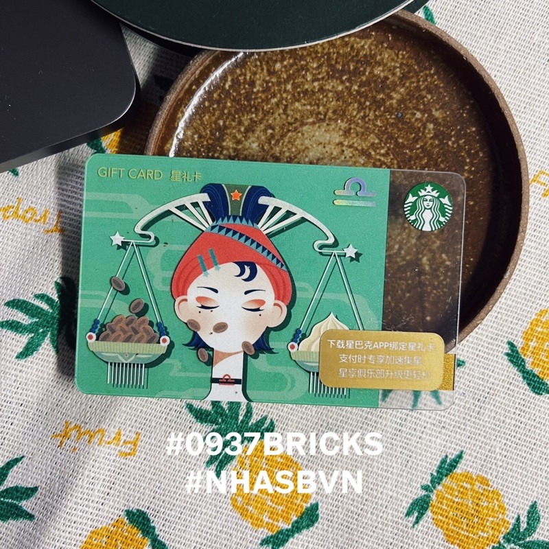 Thẻ sưu tầm Starbucks China Cung Hoàng đạo Zodiac