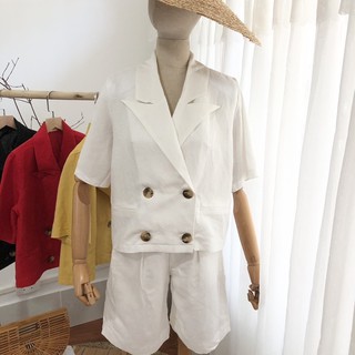 Áo vest lửng Linen premium