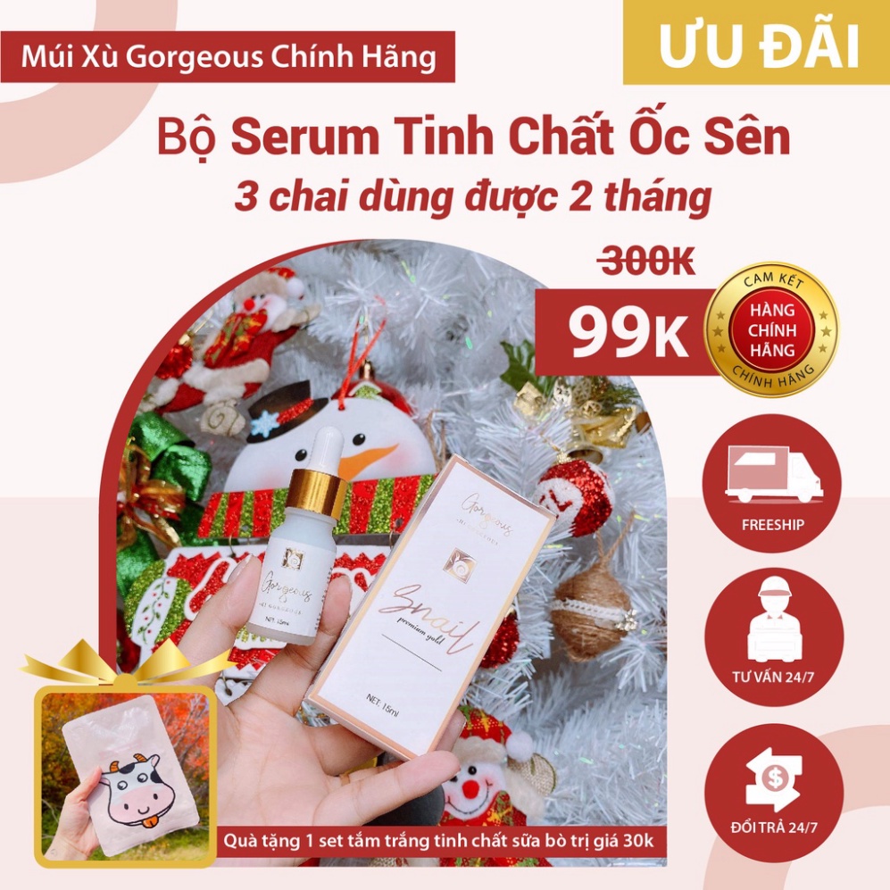 [CHÍNH HÃNG] [ Free Ship ] Serum Ốc Sên Múi Xù