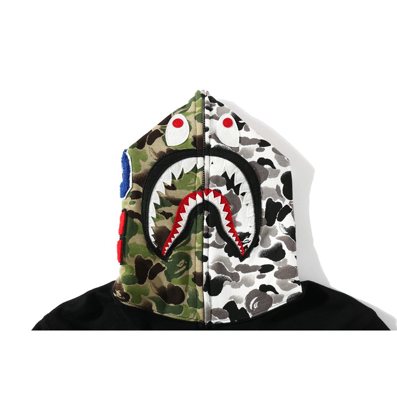 Bape Áo Khoác Hoodie Họa Tiết Rằn Ri Thời Trang Cho Nam Nữ Size M-3xl | BigBuy360 - bigbuy360.vn