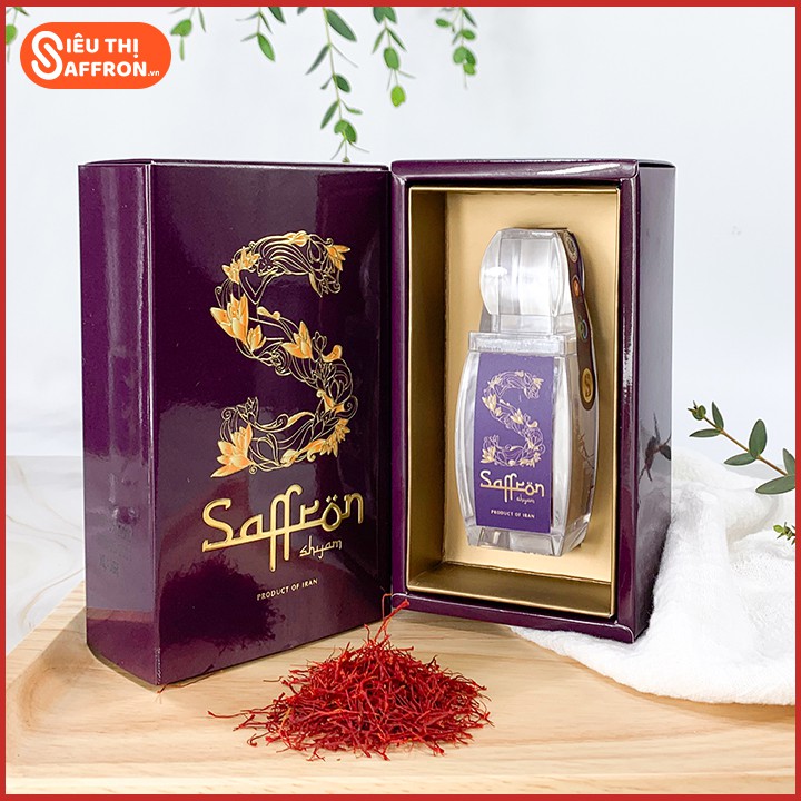 [Combo 2 hộp] Nhụy hoa nghệ tây Saffron Shyam 01Gram [Tặng 1Gram bột, trà hoa hồng]