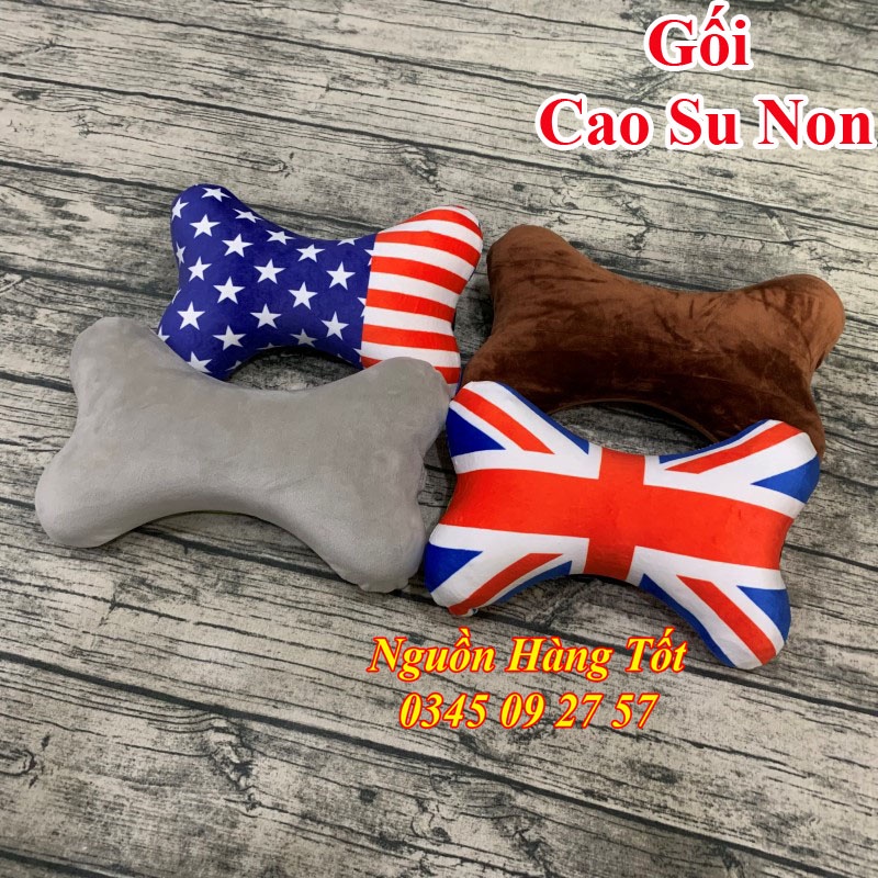 Gối Choàng Cổ Chữ U SAIGON 30x30cm - Dùng Gối Vòng Đi Máy Bay, Du Lịch, Xe Hơi, Ô tô, Văn Phòng, Quà Tặng