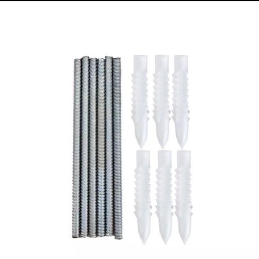 CHỐT ÂM TƯỜNG TREO KỆ TRANG TRÍ CÓ KÈM Tắc Kê