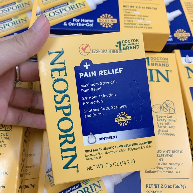 Kem Mỡ Kháng sinh Hỗ Trợ Vết Thương Neosporin Original Ointment