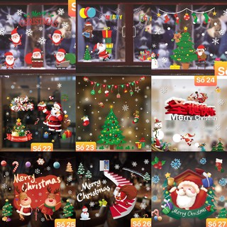 Trang Trí noel dán kính tĩnh điện mẫu mới TP003