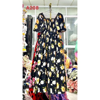 Mẫu mới--maxi lụa quảng châu bo thun