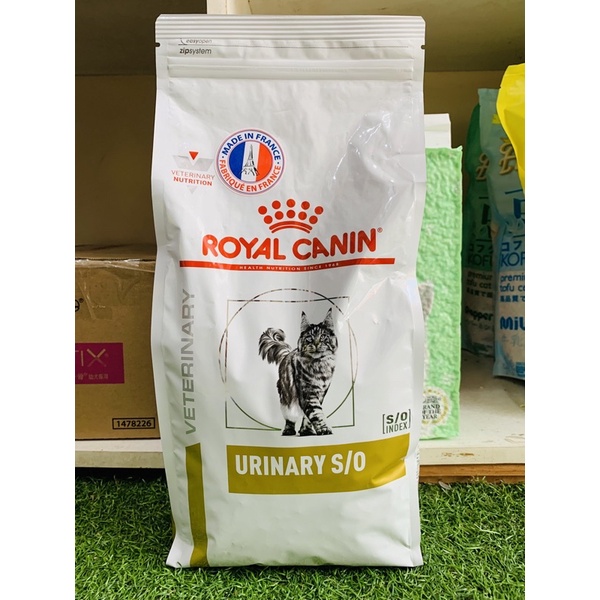 Thức ăn hạt cho mèo hỗ trợ trị sạn thận Royal Canin Urinary S/O 1,5kg