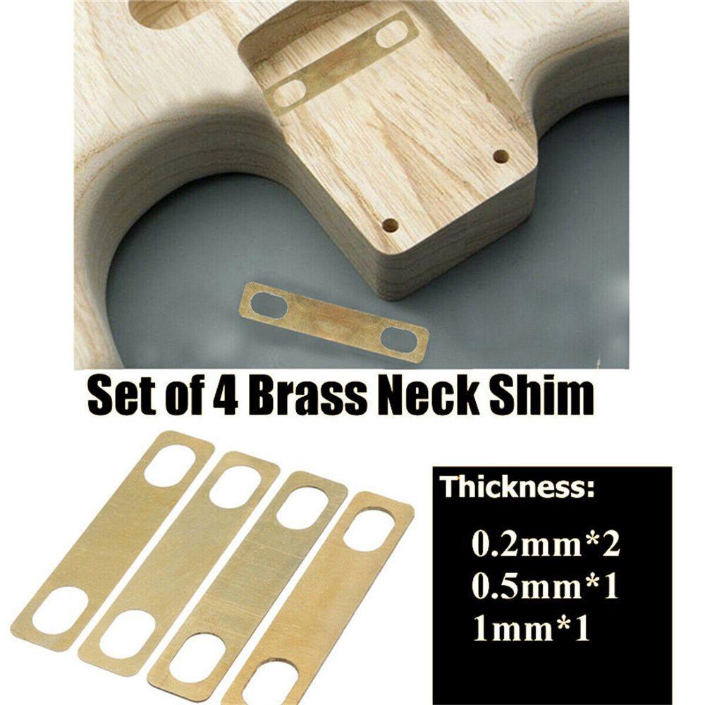 SUSANS Đệm Cổ Bass Mạ Vàng 0.1 / 0.2 / 1mm Thay Thế Chuyên Dụng Cho Đàn Bass