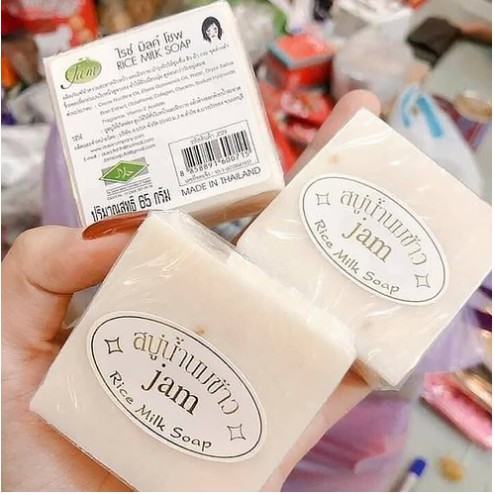 Xà Phòng Tắm Trắng Da Cám Gạo Thái Lan Jam Rice Milk Soap