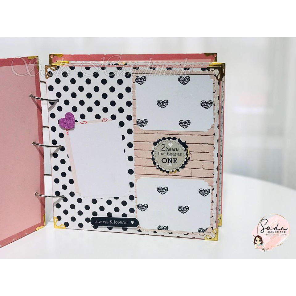 [Album ảnh Handmade] Love Scrapbook - Album Tình yêu