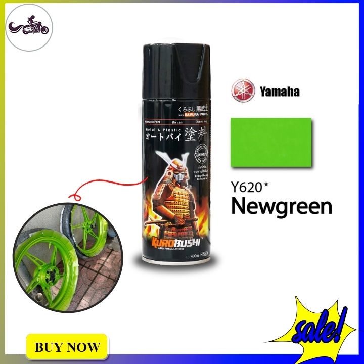 Sơn xịt Samurai màu Xanh Lá Y620* bảng màu ya