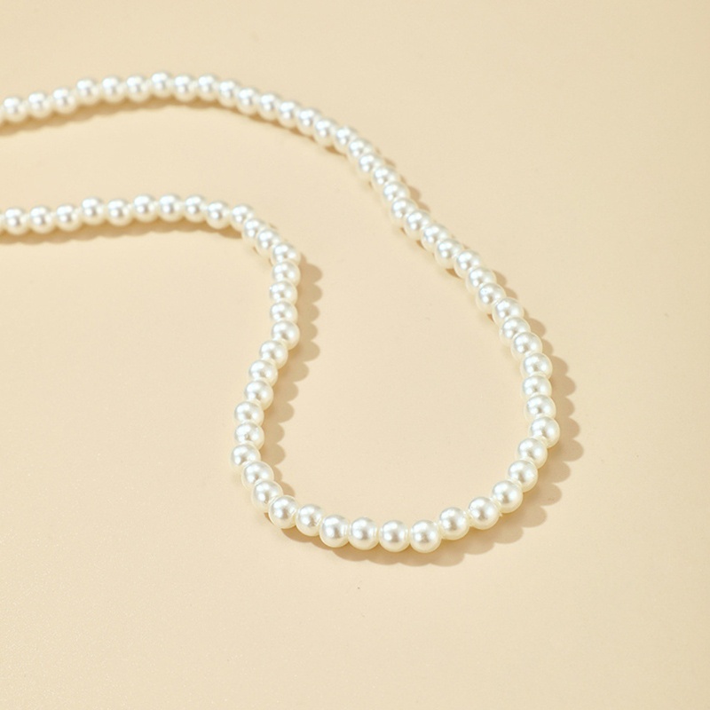 Vòng cổ choker đính ngọc trai giả đẹp mắt điều chỉnh được thời trang cho nữ