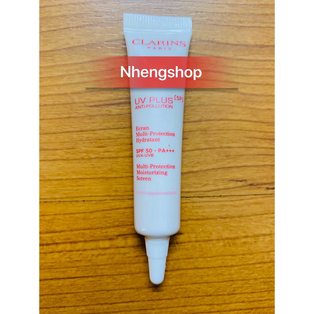 [Minisize 3ml] Kem chống nắng Clarins UV Plus Anti-Pollution Day Screen Multi Protection SPF 50 PA++++