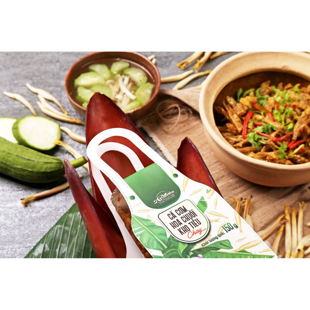 [CHẤT LƯỢNG] Cá Cơm Hoa Chuối Kho Tiêu Chay An Nhiên, Thịt Chay, Thực Phẩm Chay Dinh Dưỡng, Thuần Chay Healthy, Ăn Chay | BigBuy360 - bigbuy360.vn