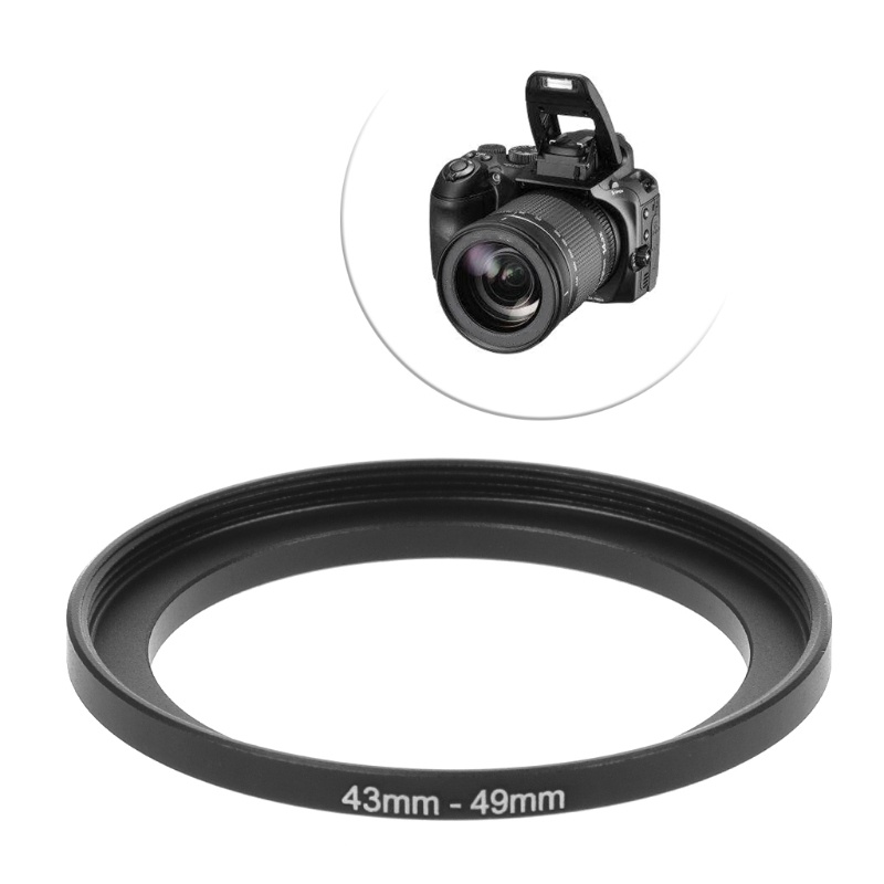 Vòng Nối Kính Lọc Máy Ảnh 43mm Đến 49mm Bằng Kim Loại Mới