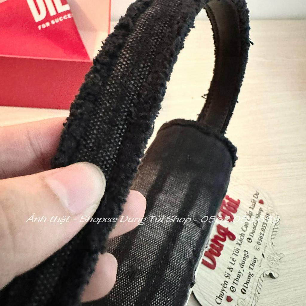 Túi Disel hot trend 2023 chất jean chữ D đính đá size 20 ,size 13 fullbox