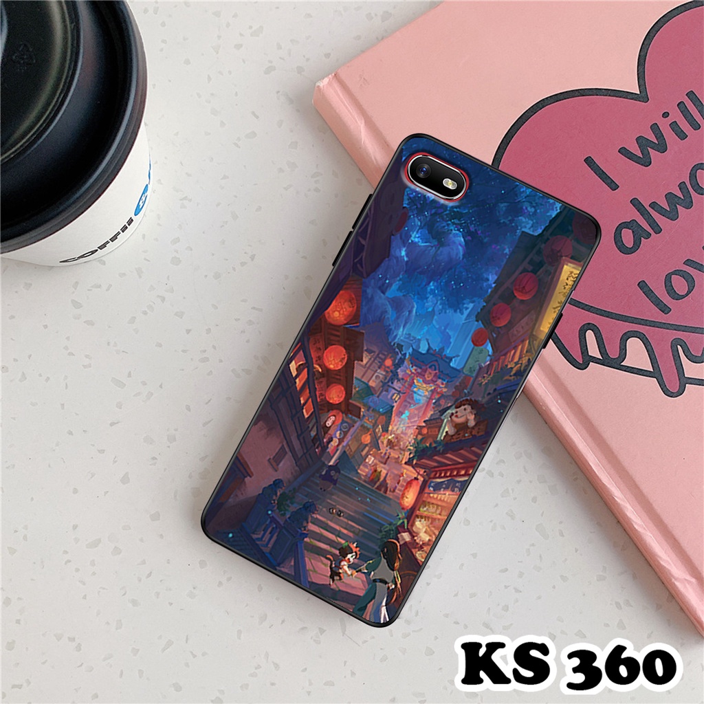 Ốp lưng Oppo A1k - Realme C1 - Ốp Oppo in hình Phong cảnh ban đêm - Chất liệu TPU cao cấp