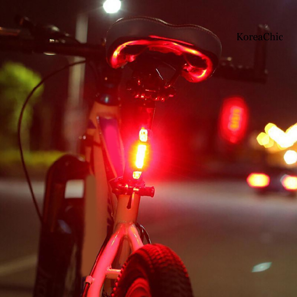 Đèn LED Cảnh Báo Gắn Đuôi Xe Đạp Có Thể Sạc Lại Bằng Cổng USB