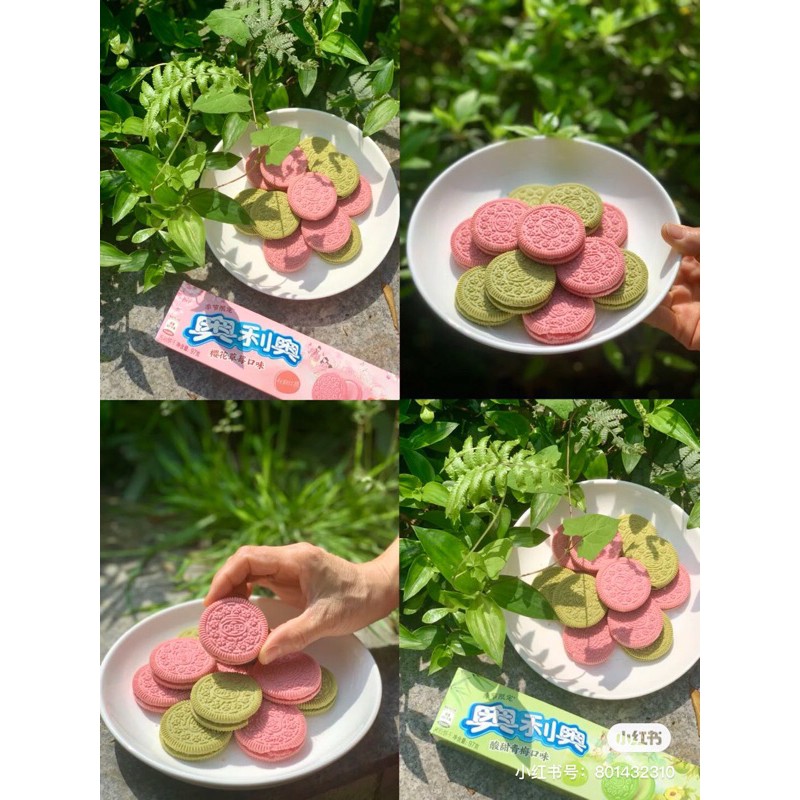 [SẴN] BÁNH OREO TRUNG DÂU SAKURA OOLONG ĐÀO THANH MAI 388GR