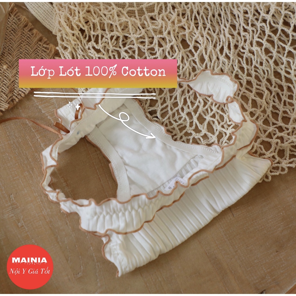 Quần Lót Nữ Cotton Viền Màu Cao Cấp Freesize Chíp Nữ Cotton Thấm Hút Thoáng Mát Mainia Shop