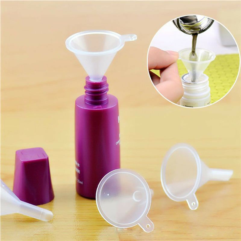 Combo 10 phễu nhựa mini 3x4cm chiết dầu dừa, mỹ phẩm
