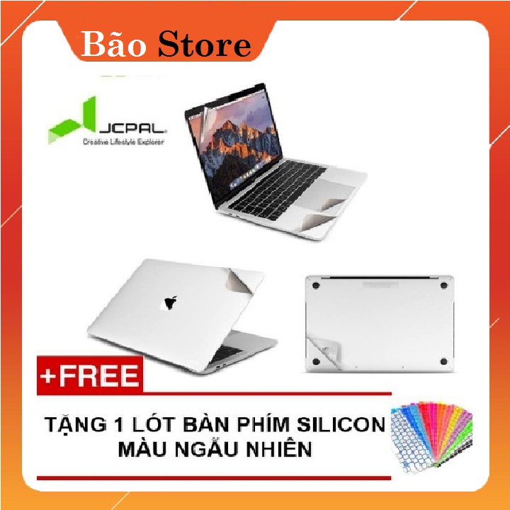 BỘ DÁN FULL BODY JCPAL 5 IN 1 CHO MACBOOK   [ CÓ ẢNH THẬT ] bảo vệ tối ưu không cần dùng ốp