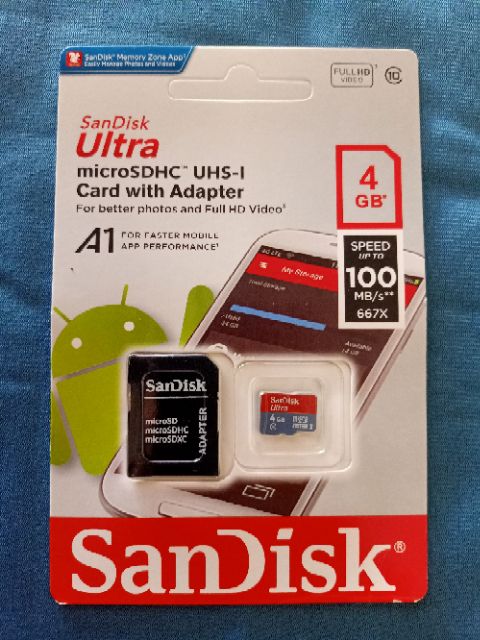 Thẻ nhớ SANDISK hàng chính hãng bảo hành 24 tháng