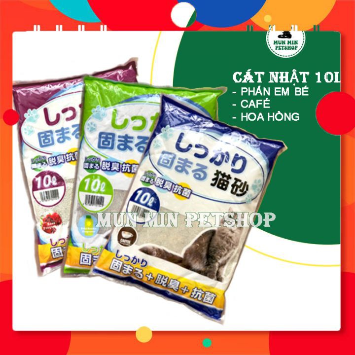 Cát vệ sinh cho mèo ⚡𝐅𝐑𝐄𝐄𝐒𝐇𝐈𝐏⚡ cát nhật cho mèo Litter Kitty Pet, siêu tiết kiệm, khử mùi, đóng vón tốt