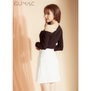 Chân váy quần phối nút GUMAC CV03916