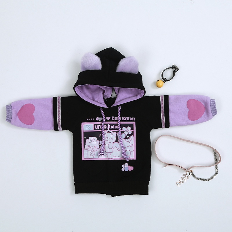 Set Áo hoodie Và Quần Dài Cho Búp Bê BJD 1 / 6 1 / 4